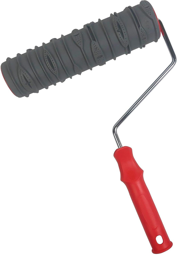 10'' Patterned Paint Roller for Wall Decoration Classic Brick Embossing Texture