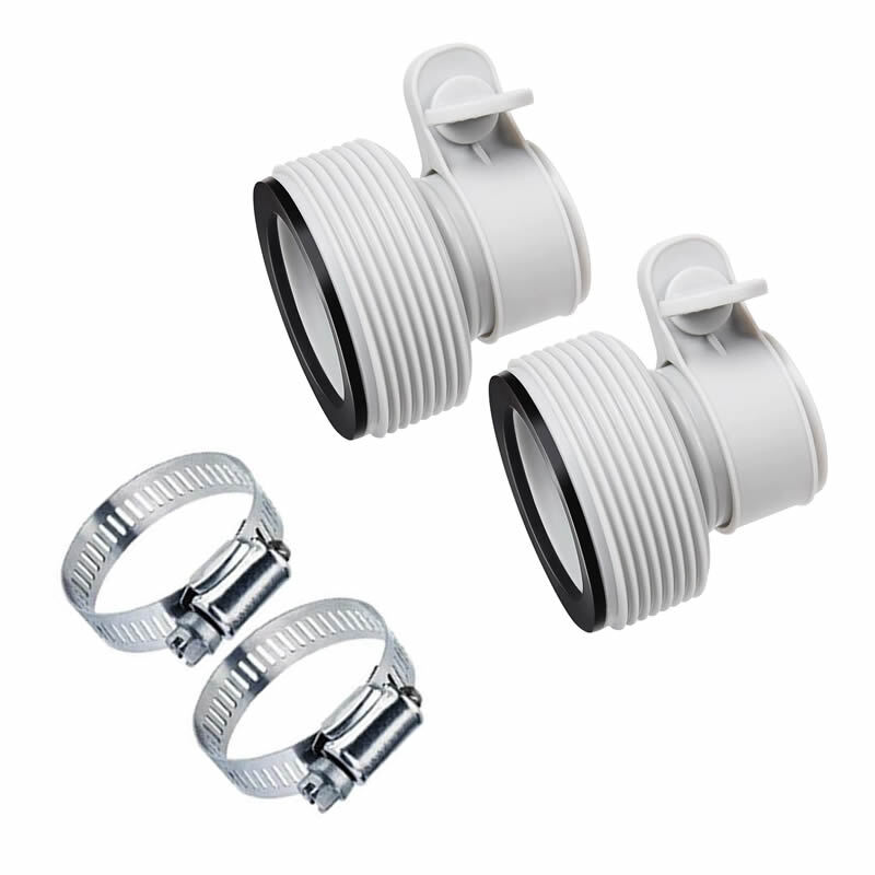 2PCS B Hose Adapter Pool 1.25" to 1.5" For Replacement Filter Pump Fitting