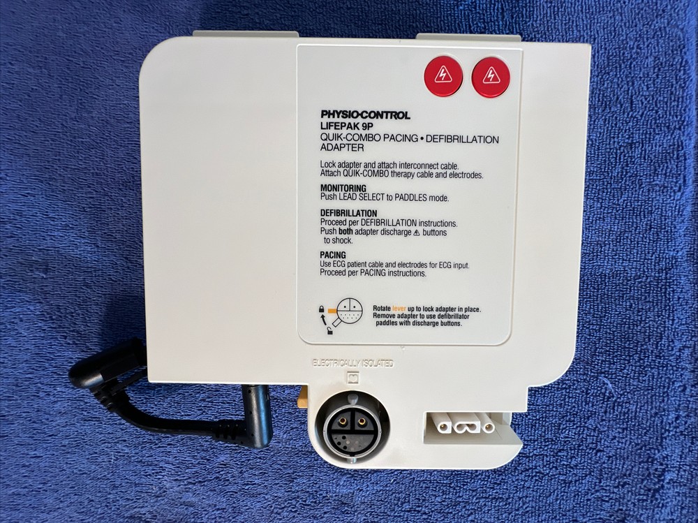 Physio-Control LifePak 9P Defib-Adapter 806571-00 Quick Combo Adapter