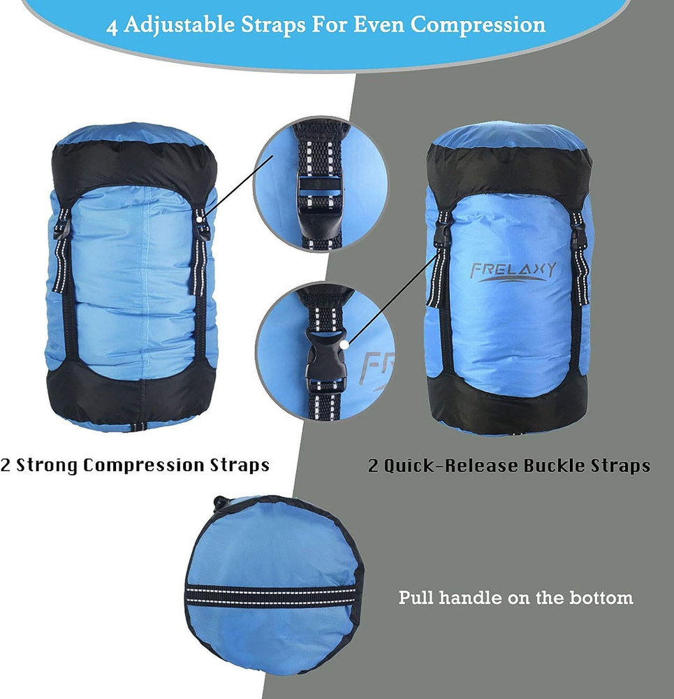 Frelaxy Compression Sack, 40% More Storage! XX-Large, Blue