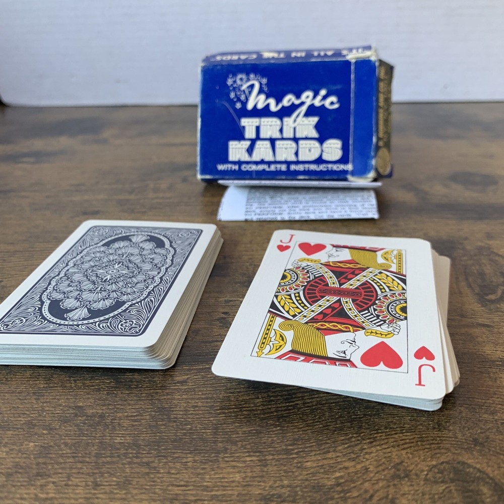 Vintage Magic Trik Kards With Complete Instructions D. Robbins And Co.