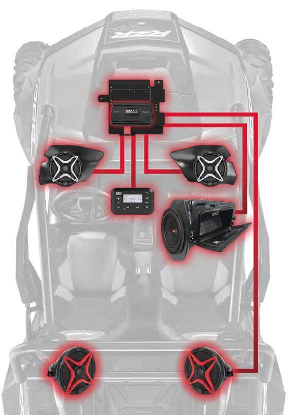 SSV WORKS 3 Speaker Kicker Kit GN-3K