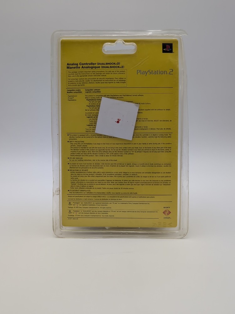 ORIGINAL Sony DualShock 2 Slate Gray Controller (PlayStation 2, PS2) NEW