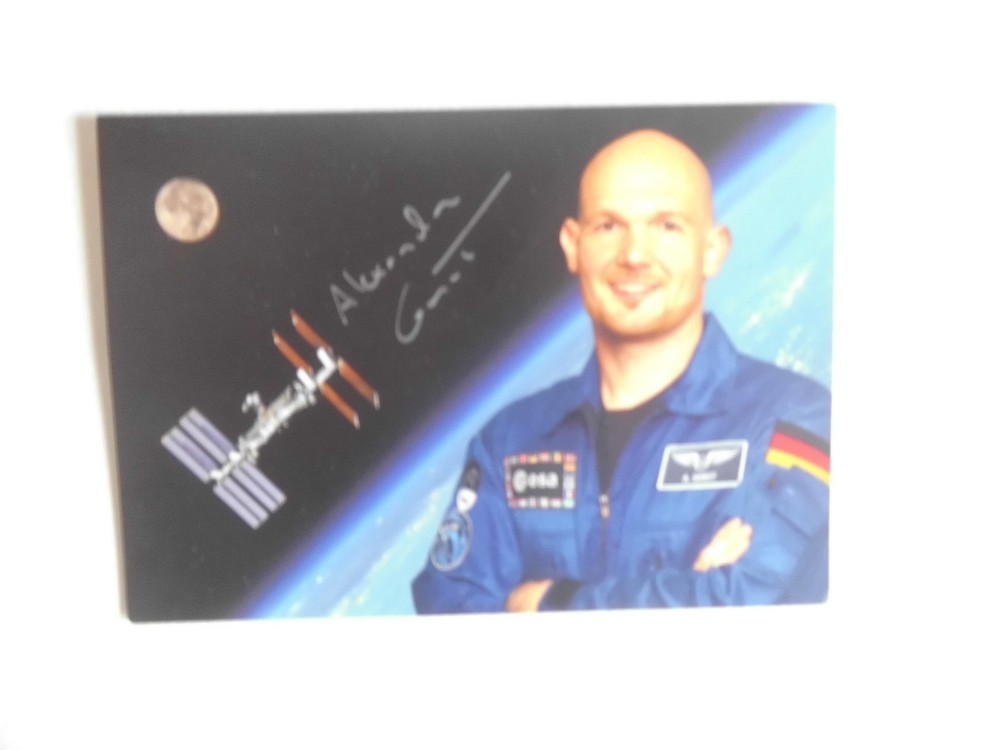 Alexander Gerst Space Autograph Card - Original Uncertified