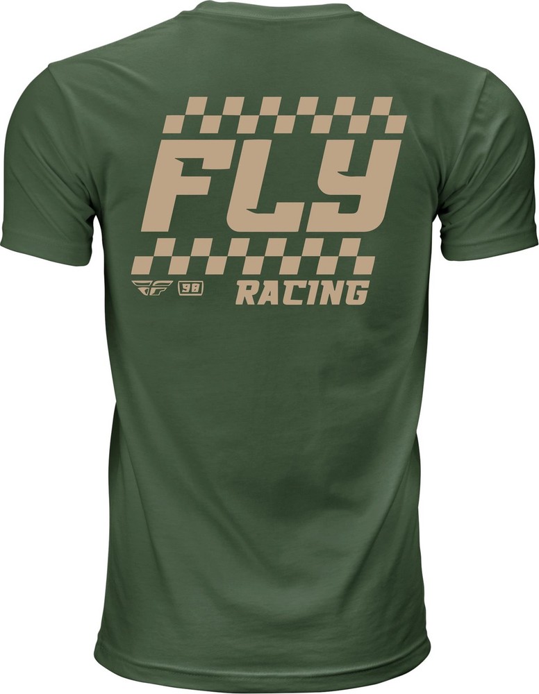 Fly Staple Tee Green Sm