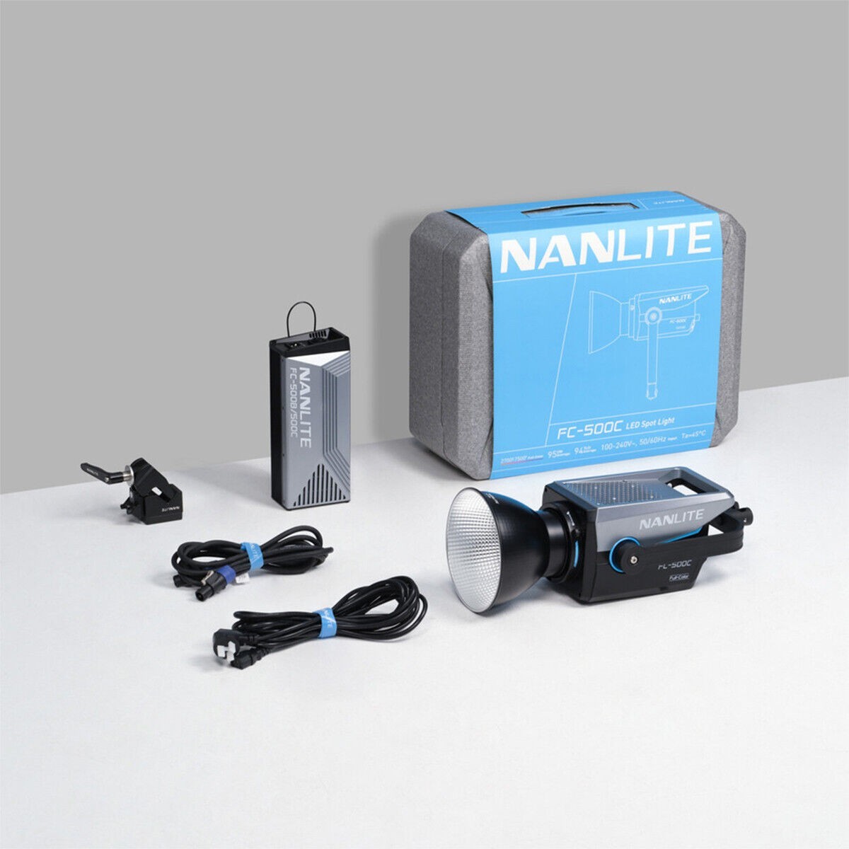Nanlite FC-500C Photography Light Full Color RGBW LED Spotlight Light 520W