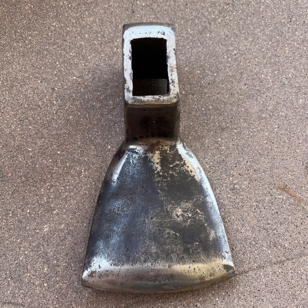 Vintage Rustic Adze Head,Old Carpenter Timber Framing Hewing Tool 9 In