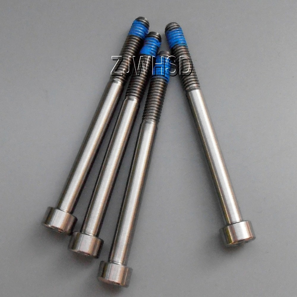 4pcs M6 x 70 Ti Titanium Screw Bolt Allen hex Socket Cap head with ThreadLocker