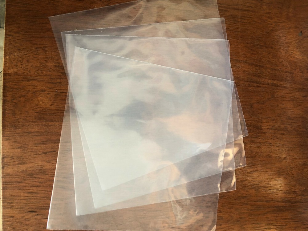 RECORD  SUPPLIES, CLEAR POLY OUTER JACKET COVERS 7" 45s