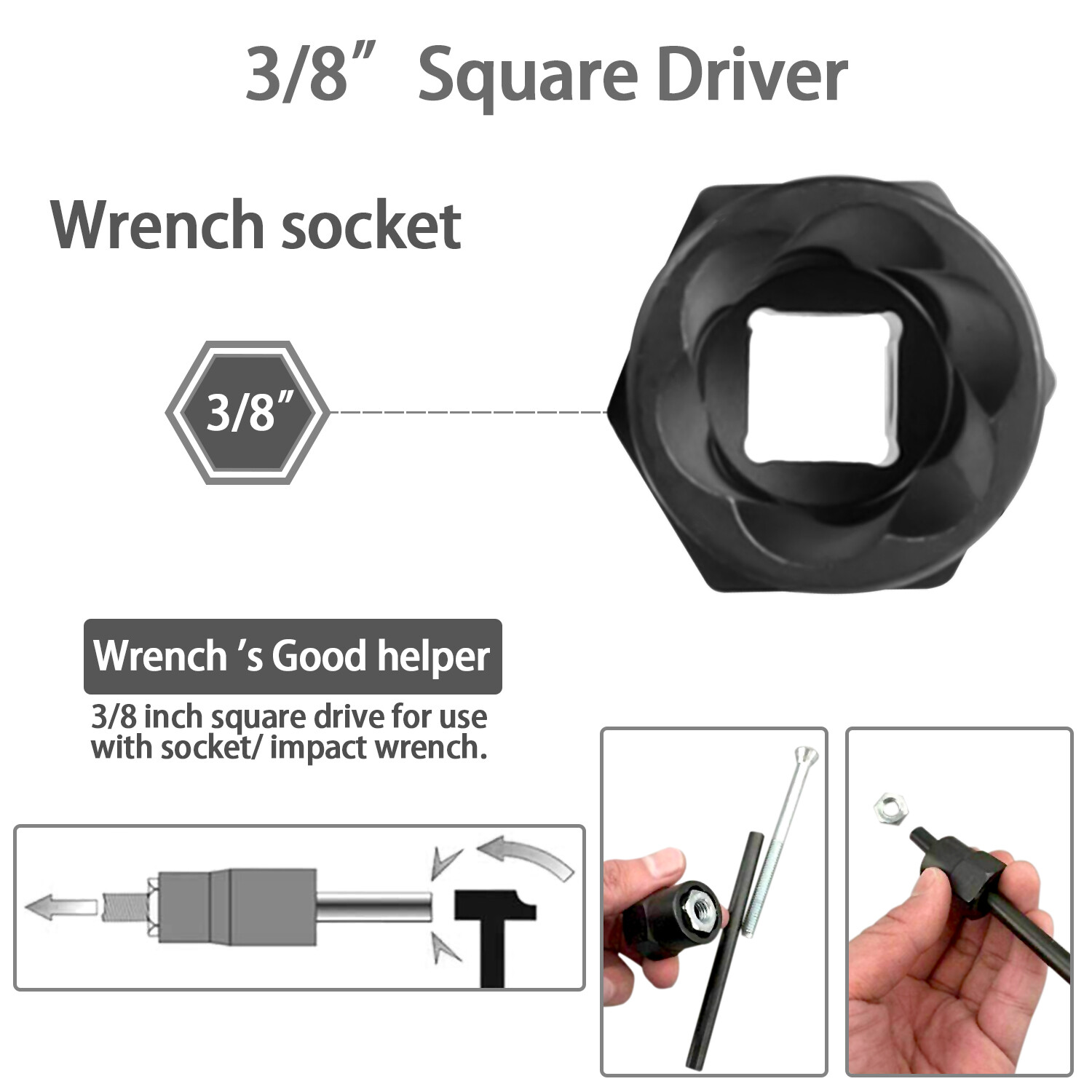 11 PCS Damaged Lug Nut Lock Remover Twist Socket Set Screw Extractor Tool 9-19mm