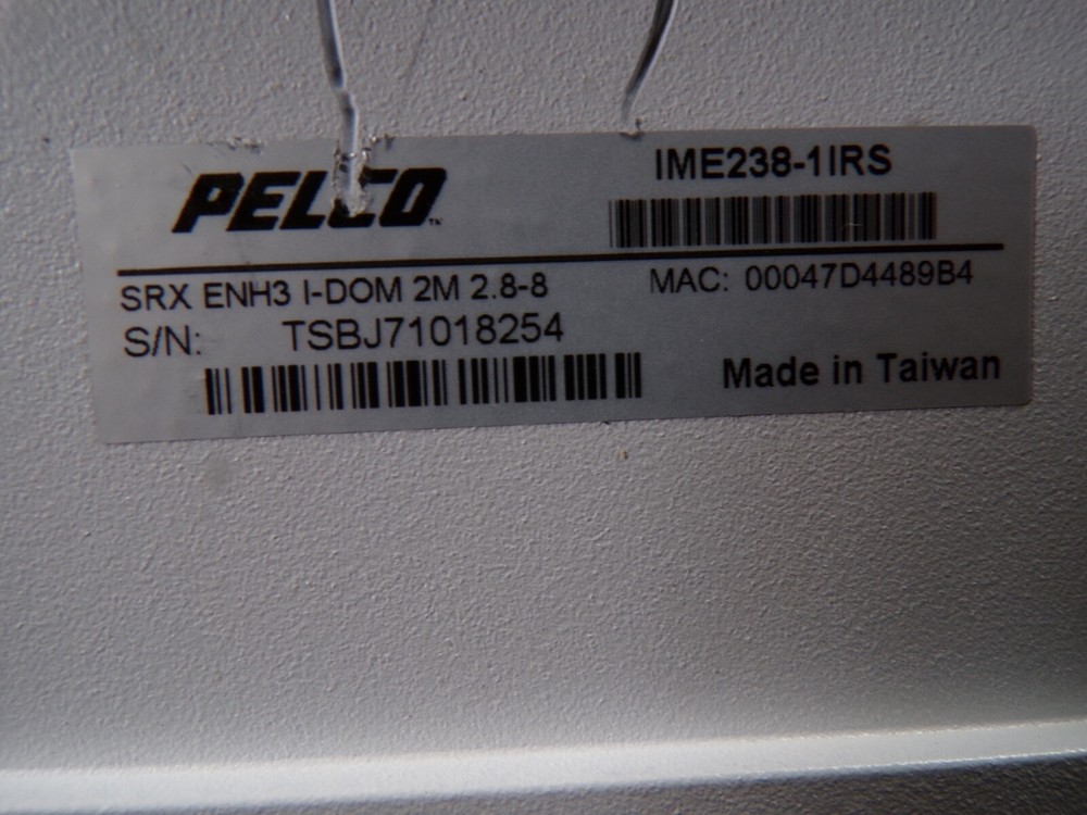 PELCO IME238-1 IRS CAMERA