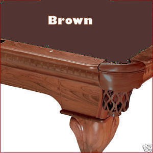 8' Brown ProLine Classic Billiard Pool Table Cloth Felt - SHIPS FAST!