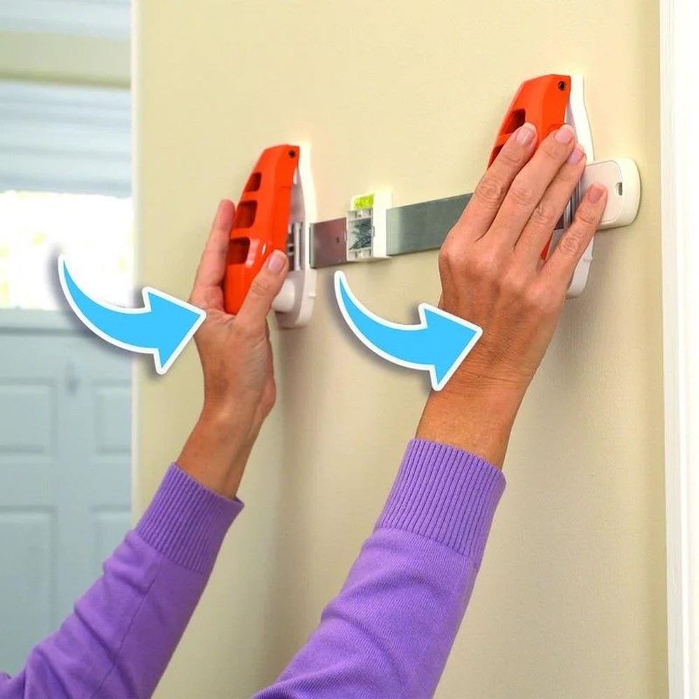 Picture Hanging Tool with Level, No Measuring Frame Alignment Tool, for Photos