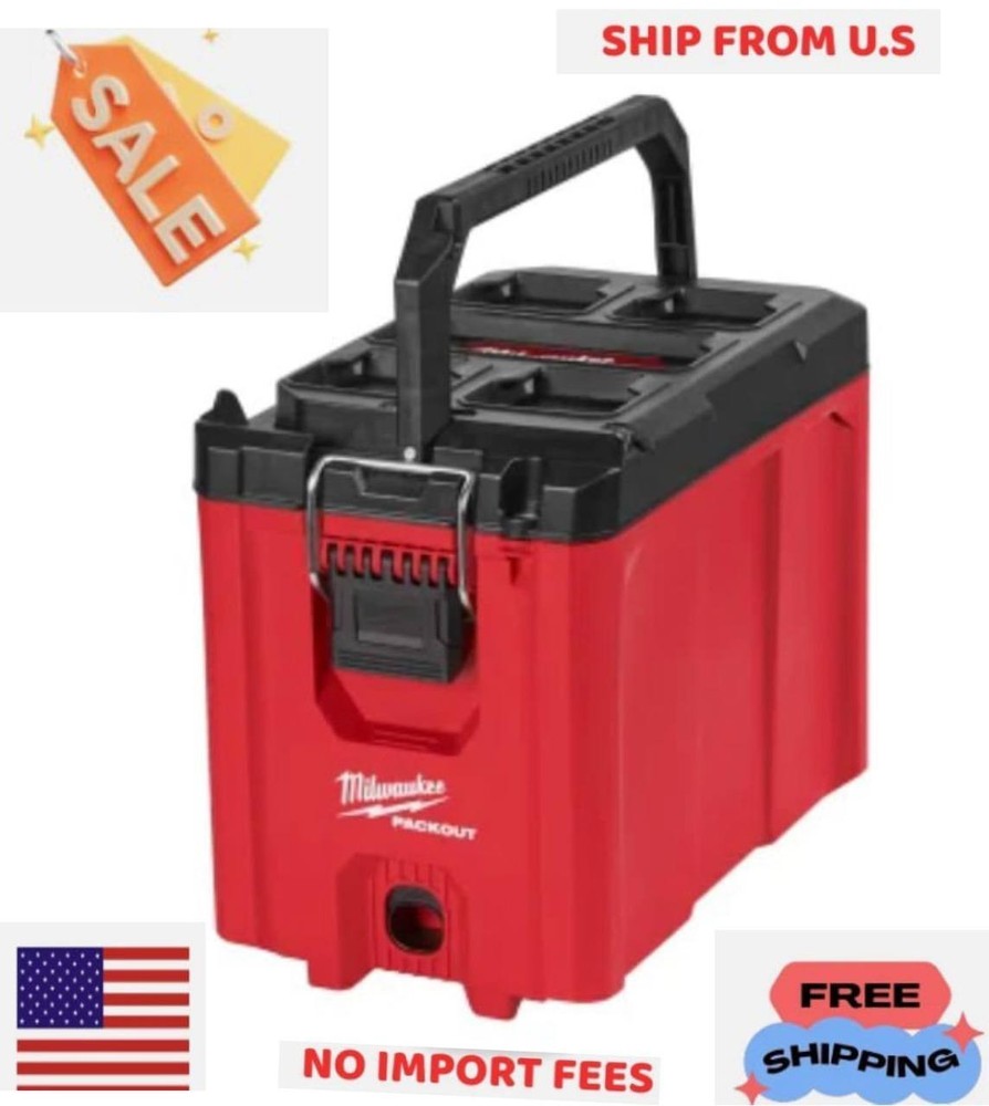 Milwaukee PACKOUT 20 in Red Compact Tool Box