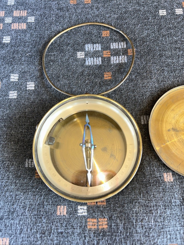 Antique Mining Dip Needle Compass