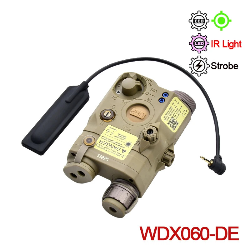 UHP PEQ 15 Green Blue Laser Indicator Strobe Flashlight IR Fill Light