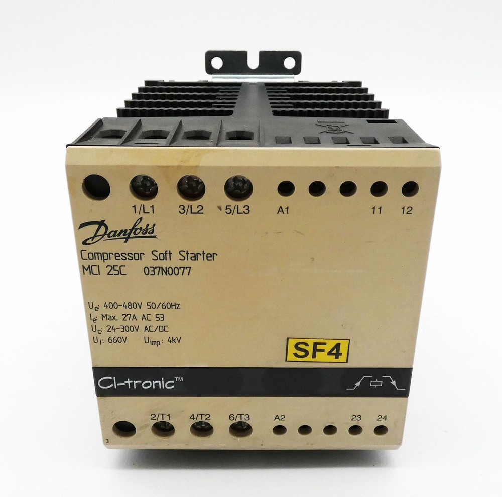 Danfoss Cl-tronic 037N0077 MCI 25C Compressor Soft Starter -used-
