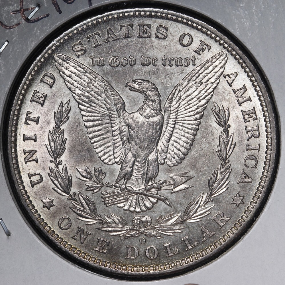 1880-O Morgan Silver Dollar CHOICE E371 KCEM