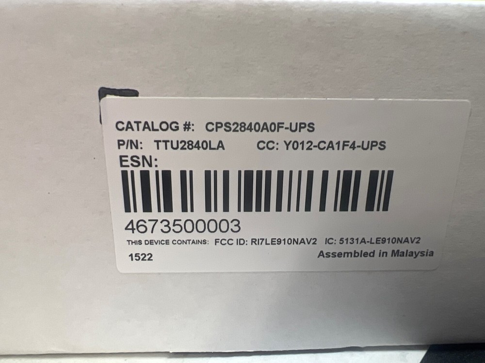 TTU2840HE Trailer Tracker CPS2840A03-UPS NEW