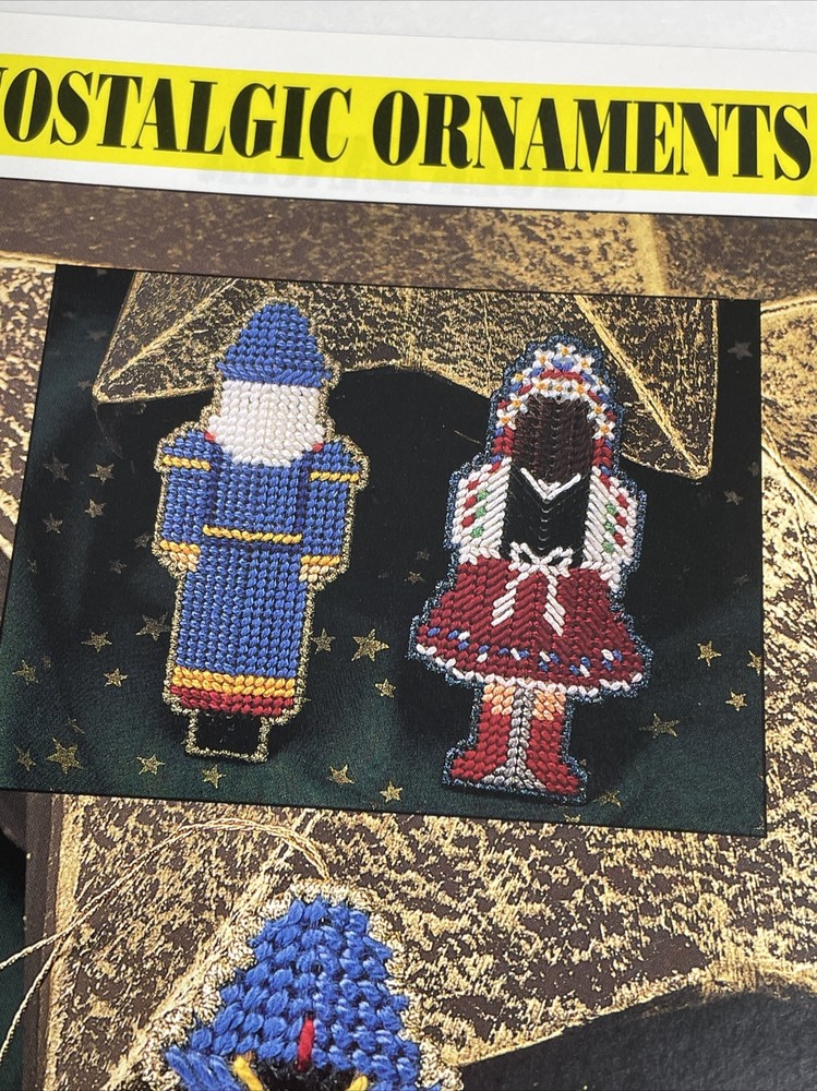 Annie's Attic Nostalgic Ornaments Nutcracker Folk Dancer Plastic Canvas Pattern