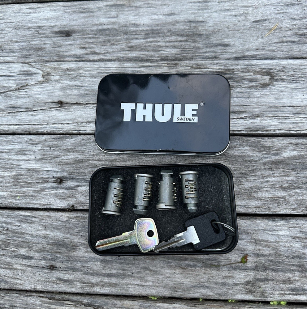 Thule Lock Set 4 Cylinders Key & Installation Key