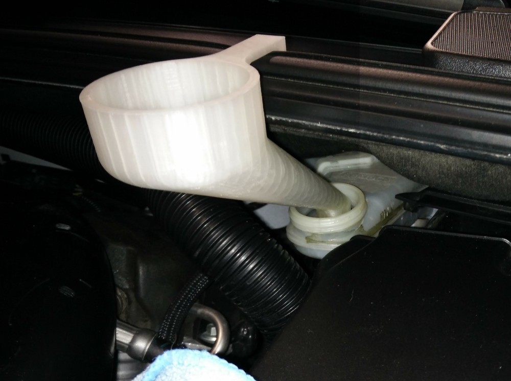 Ford Focus Brake Fluid Funnel — 3D Printe