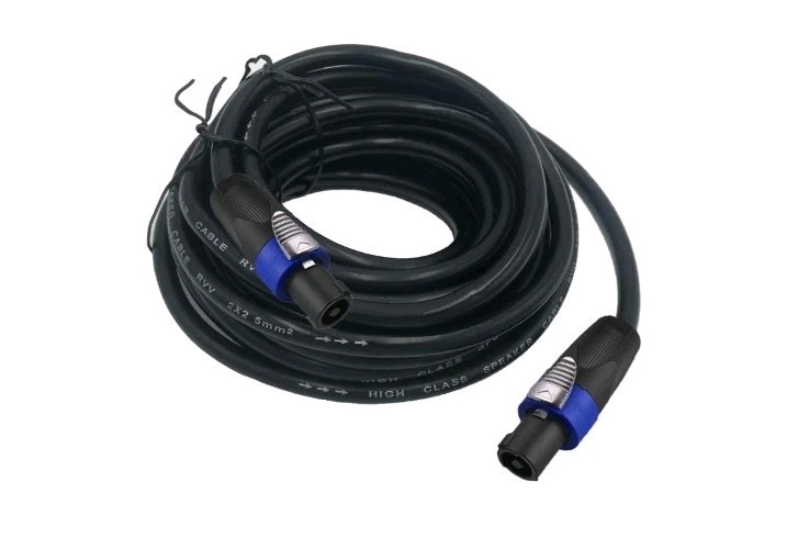 Pack 30ft Pro Speakon to Speakon Cable, Pair 12AWG Patch Cords, Professional...
