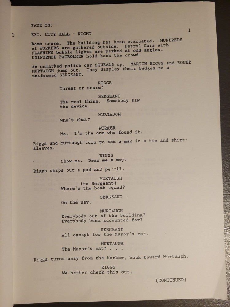 1991 LETHAL WEAPON 3 Script - Jeffrey Boam & Robert Mark Kamen Revised Draft