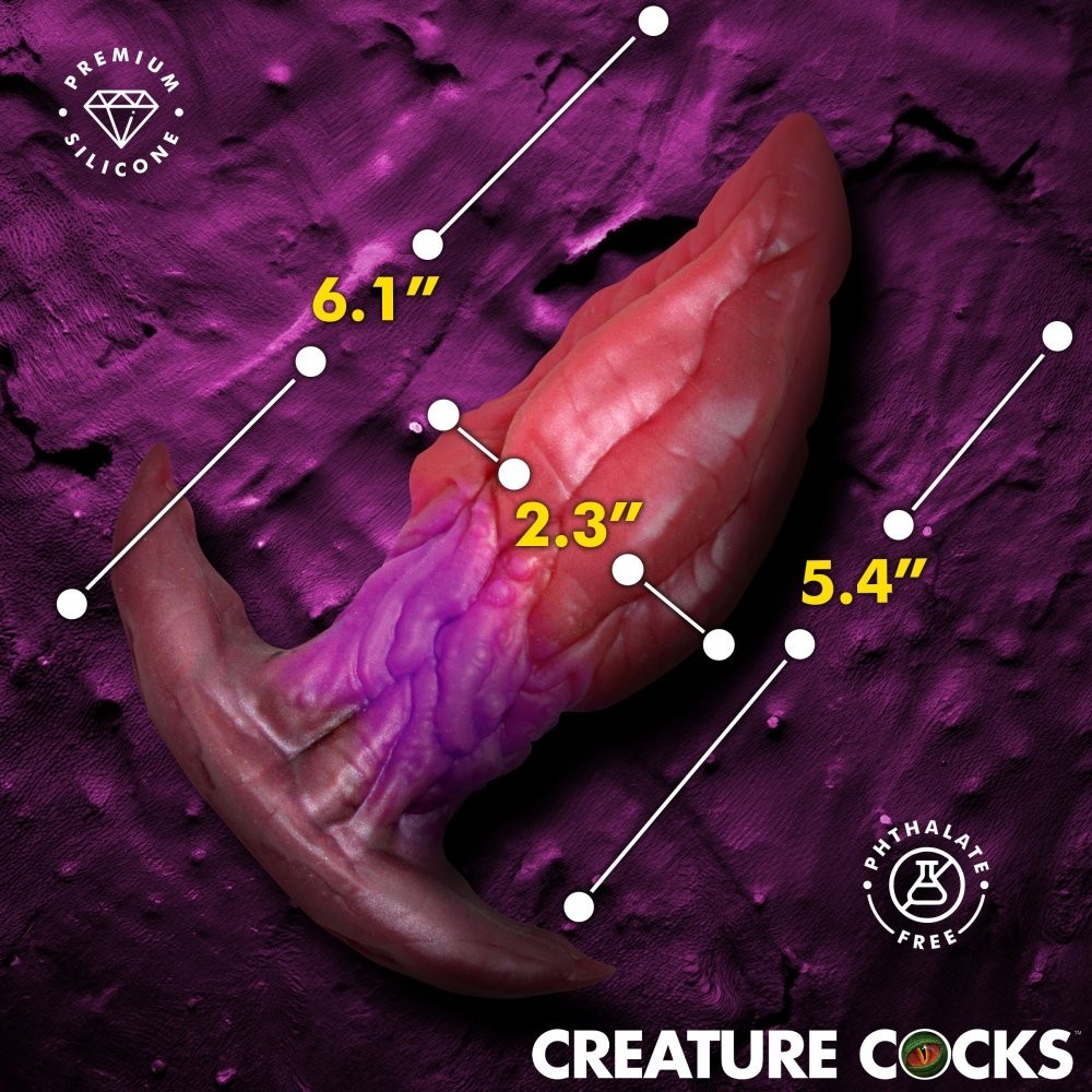 Ass Crawler Silicone Butt Plug Large Creature Cocks Anal Play Alien Cock Worm !!