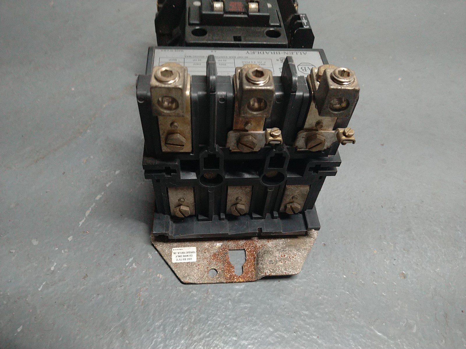 AB Allen Bradley 509-DOD Size 3 Motor Starter 120V Coil