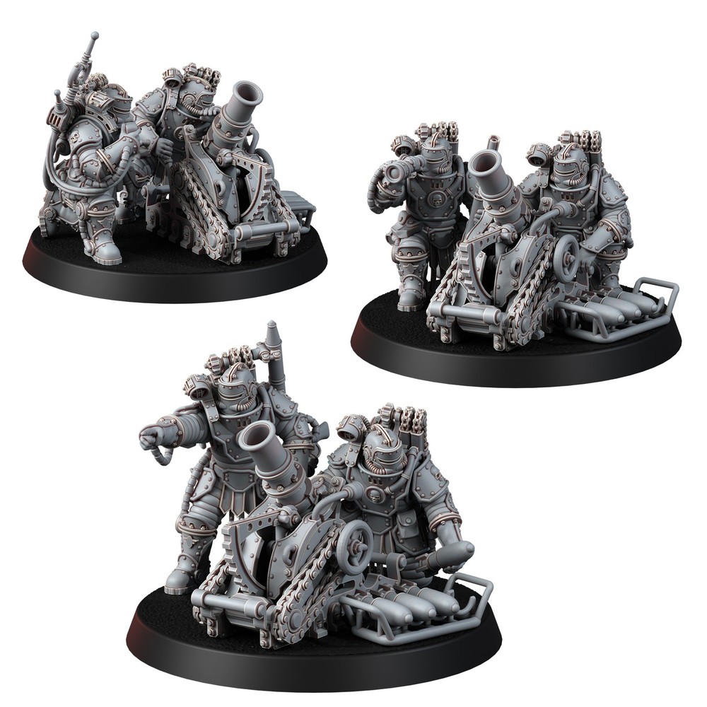 SOLAR GUARD HEAVY SUPPORT SQUAD WITH MORTAR (3U)