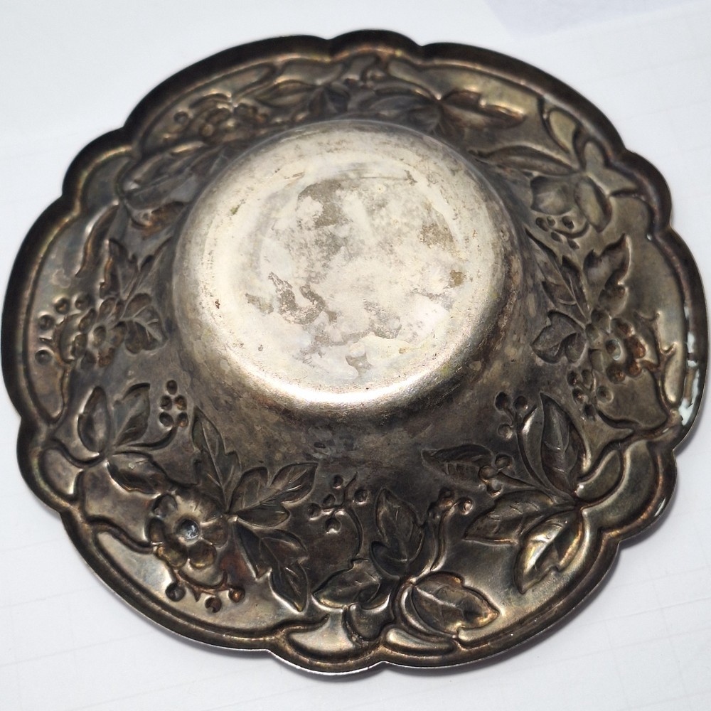 silver plate bowl