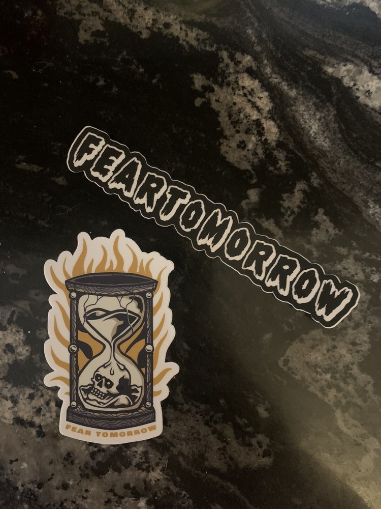 AUTHENTIC FEAR TOMORROW Sticker Set