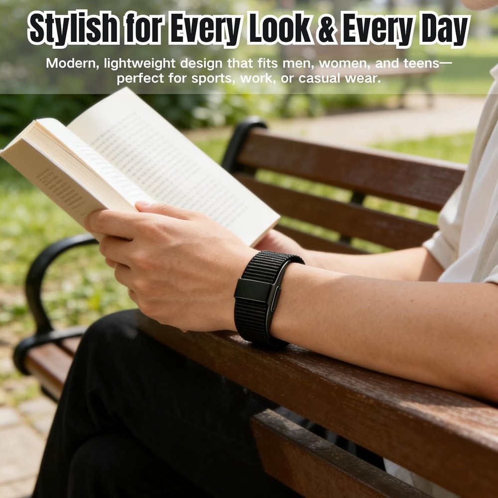 CKONXE Bicep Bands Compatible with Hume Band, Nylon Loop Replacement Strap, Sof