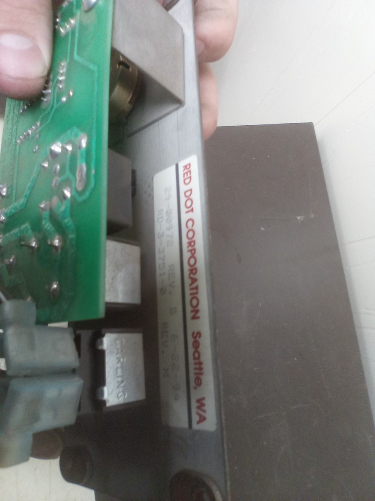 Red Dot Corp. Twin Temperature Control Panel P/N 29-00972