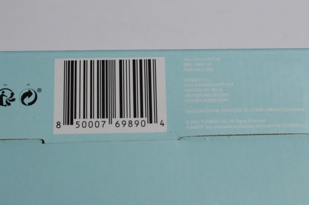 Funboy x Bark Private Jet Dog Float Pool Float 55"x17.5" NIB