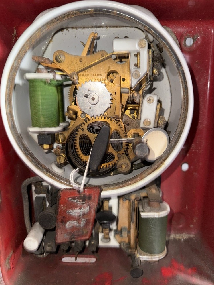 Gamewell Peerless Fire Alarm Box Mechanism, Working