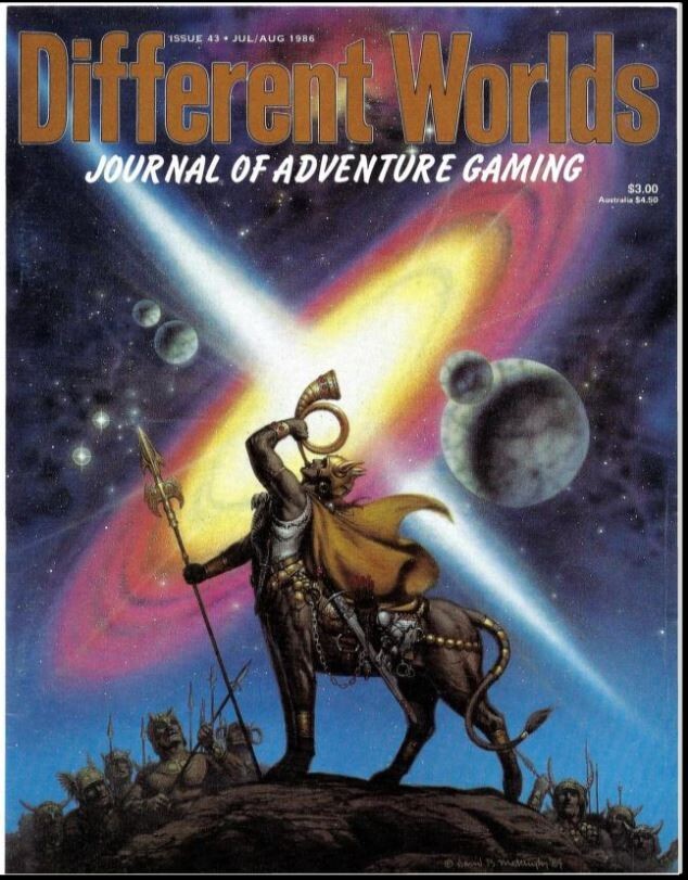 DIFFERENT WORLDS RPG MAGAZINE 30 Classic Issues On USB Flash Drive