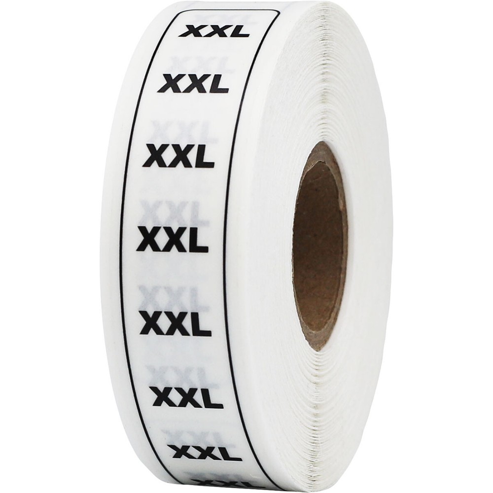 XXL Size Strip Labels | 0.75 x 5″ | 200 Per Roll