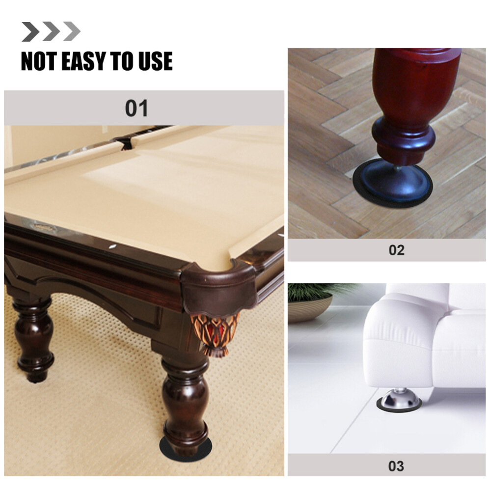 8PCS Household Table Foot Lifting Pad Billiard Adjusted Table Foot Elevating Mat