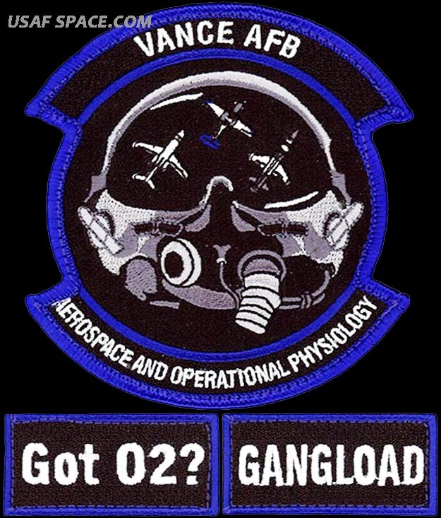 USAF 71st MEDICAL OPERATIONS SQ - VANCE, AFB - ORIGINAL AEROSPACE PATCH SET
