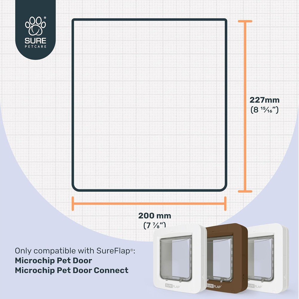 SureFlap Microchip Pet Door Tunnel Extender (White)