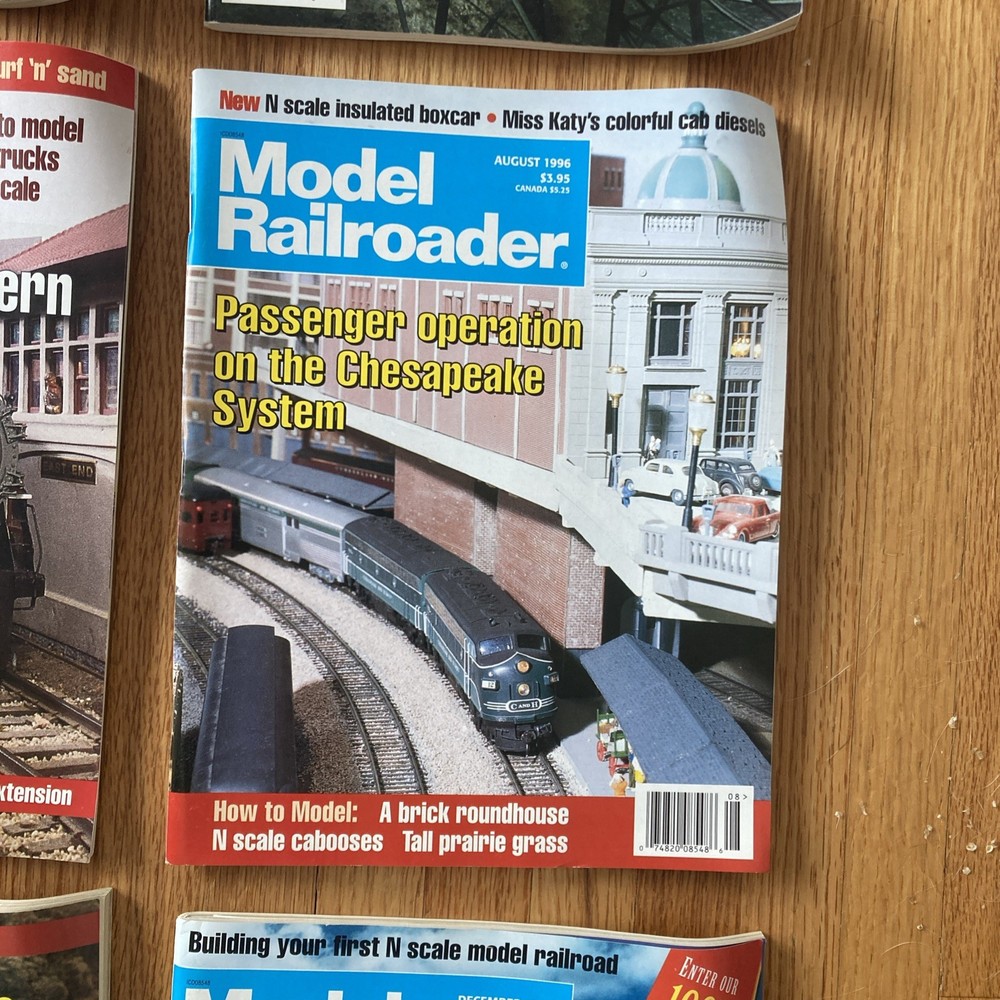 Model Railroader Magazine 1996 - 12 Issues
