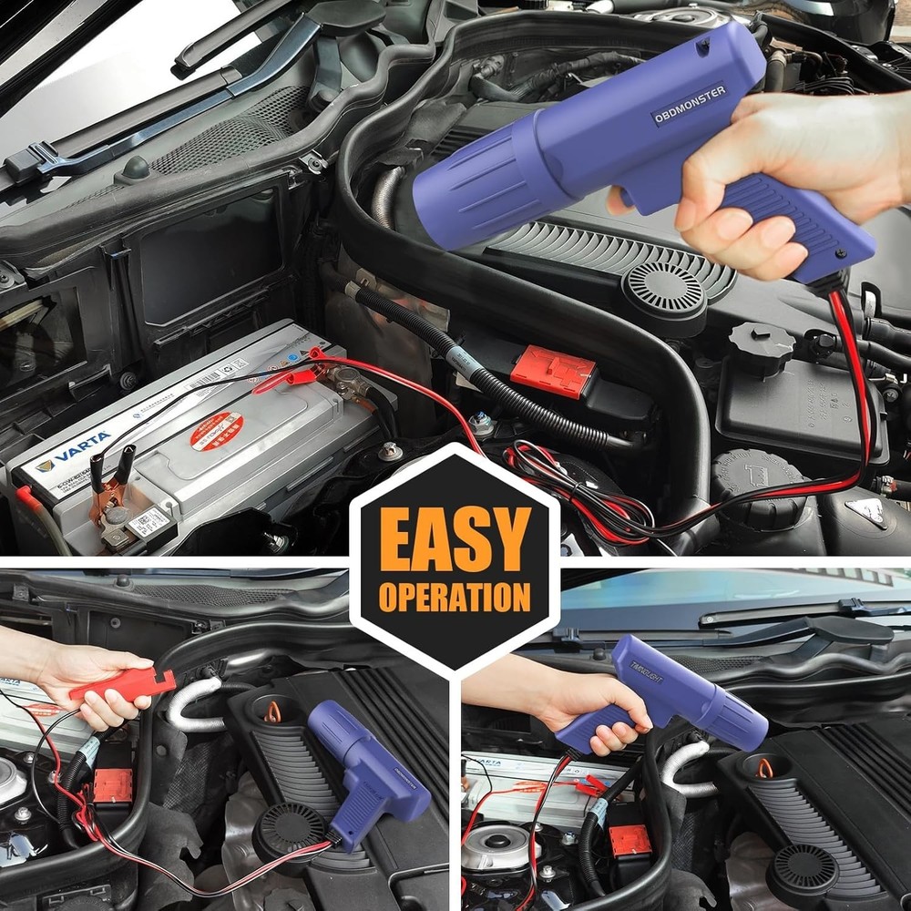 Adjustable Brightness Pro Ignition Timing Light with Strong Strobe Function