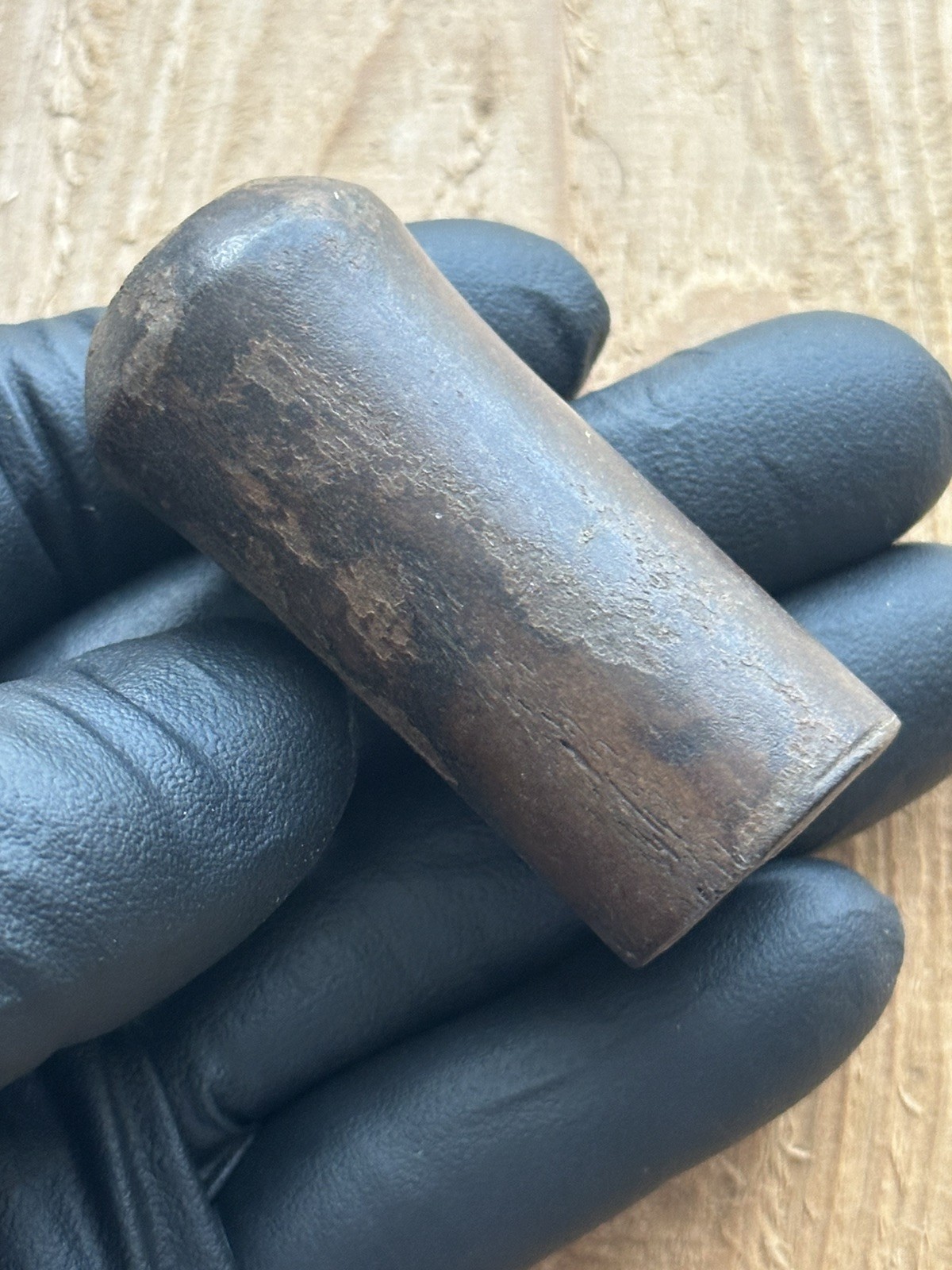 Tomachee Artifacts 👣 ESKIMO INUITS RARE UTILITY SOCKET BERING SEA ALASKA🔥