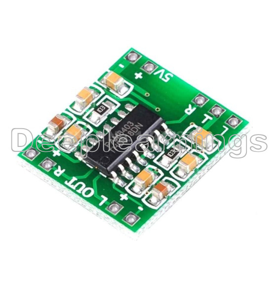 2PCS PAM8403 Audio Module 2 Channel Digital USB Power Class D Amplifier Board 3W