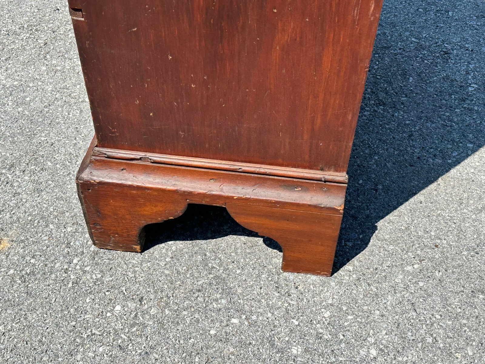 Antique chippendale chest dresser farmhouse country 18th country