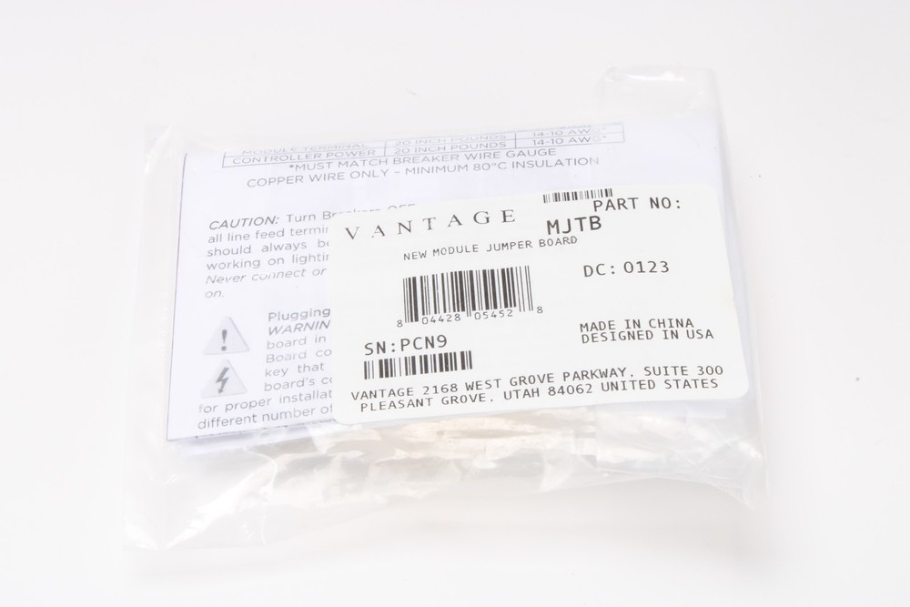 Vantage MJTB New Module Jumper Board - NEW
