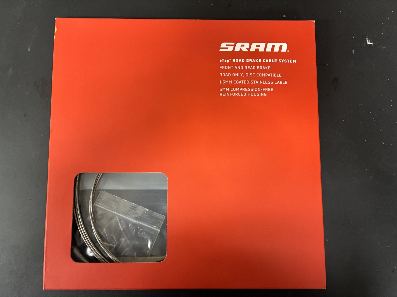 SRAM SlickWire Pro 5mm Road Brake Set with Compressionless Housing & Alu Ferules