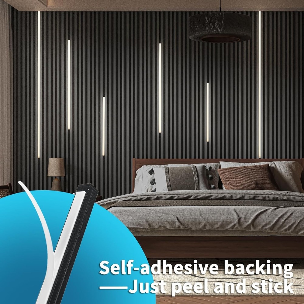 Art3d 6pcs LED Recessed Lighting, Self-adhesive Touch Switch, 3000K,